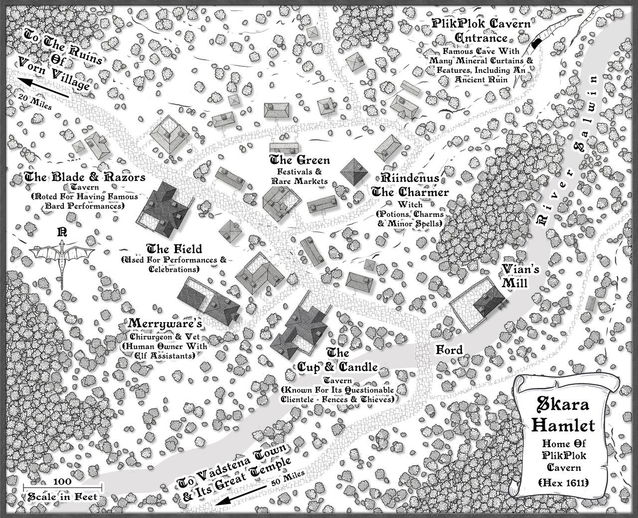 Nibirum Map: skara hamlet by Wyvern